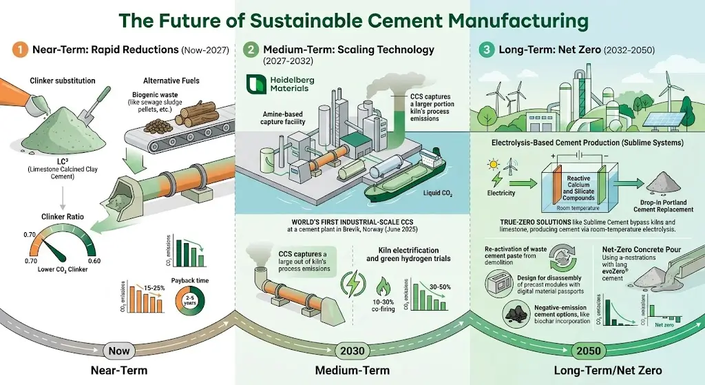 The Future of Sustainable Cement Manufacturing